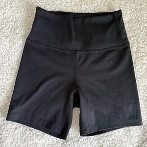 all in motion Black High-Rise Bike Shorts